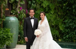 Omar Fernández y Alexia Rubio unen sus vidas en matrimonio religioso en la Ciudad Colonial