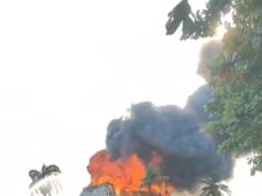 Incendio destruye histórica Logia Restauración No. 11 en Puerto Plata