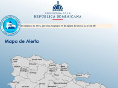 COE coloca al Gran Santo Domingo y San Cristóbal en alerta verde por lluvias