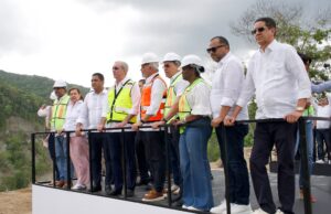 Abinader supervisa avances de la presa de Guaigüí en La Vega