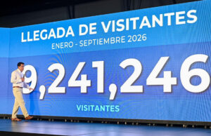 República Dominicana supera los 9.2 millones de visitantes hasta septiembre de 2026